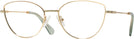 Cat Eye Gold Swarovski 1012 Computer Style Progressive View #1