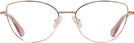 Cat Eye Rose Gold Swarovski 1012 Single Vision Full Frame View #2