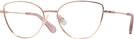 Cat Eye Rose Gold Swarovski 1012 Progressive No-Lines View #1