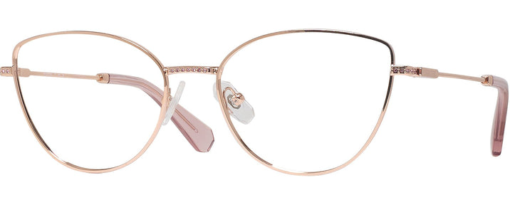 Cat Eye Rose Gold Swarovski 1012 Single Vision Full Frame View #1