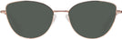 Cat Eye Rose Gold Swarovski 1012 Progressive Reading Sunglasses View #2