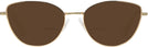 Cat Eye Gold Swarovski 1012 Bifocal Reading Sunglasses View #2