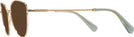 Cat Eye Gold Swarovski 1012 Bifocal Reading Sunglasses View #3