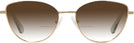 Cat Eye Gold Swarovski 1012 w/ Gradient Bifocal Reading Sunglasses View #2