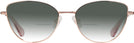Cat Eye Rose Gold Swarovski 1012 w/ Gradient Bifocal Reading Sunglasses View #2