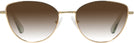 Cat Eye Gold Swarovski 1012 w/ Gradient Progressive Reading Sunglasses View #2