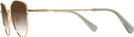 Cat Eye Gold Swarovski 1012 w/ Gradient Progressive Reading Sunglasses View #3