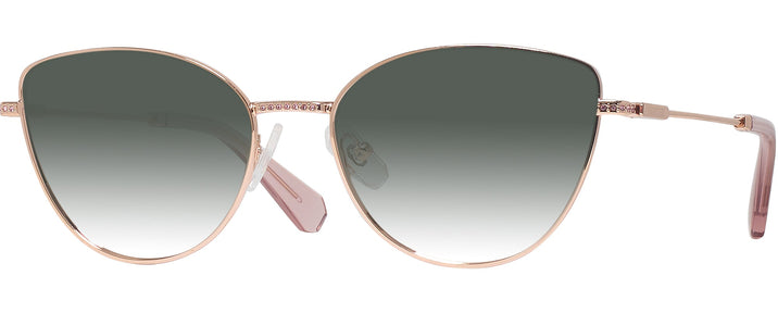 Cat Eye Rose Gold Swarovski 1012 w/ Gradient Progressive Reading Sunglasses View #1