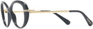 Oval Black Swarovski 2001 Progressive No-Lines View #3