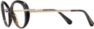 Oval Dark Havana Swarovski 2001 Single Vision Full Frame View #3