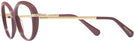 Oval Burgundy Swarovski 2001 Single Vision Full Frame View #3