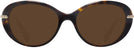 Oval Dark Havana Swarovski 2001 Progressive No Line Reading Sunglasses View #2