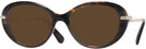Oval Dark Havana Swarovski 2001 Progressive No Line Reading Sunglasses View #1