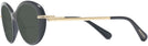 Oval Black Swarovski 2001 Bifocal Reading Sunglasses View #3