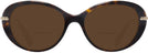 Oval Dark Havana Swarovski 2001 Bifocal Reading Sunglasses View #2