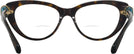 Cat Eye Dark Havana Swarovski 2005 Bifocal View #4