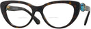Cat Eye Dark Havana Swarovski 2005 Bifocal View #1