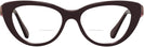 Cat Eye Burgundy Swarovski 2005 Bifocal View #2