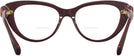 Cat Eye Burgundy Swarovski 2005 Bifocal View #4