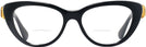 Cat Eye Black Swarovski 2005 Bifocal View #2