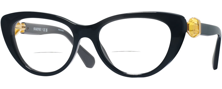 Cat Eye Black Swarovski 2005 Bifocal View #1
