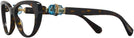 Cat Eye Dark Havana Swarovski 2005 Progressive No-Lines View #3