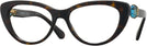 Cat Eye Dark Havana Swarovski 2005 Progressive No-Lines View #1