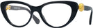 Cat Eye Black Swarovski 2005 Progressive No-Lines View #1