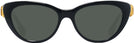 Cat Eye Black Swarovski 2005 Progressive No Line Reading Sunglasses View #2