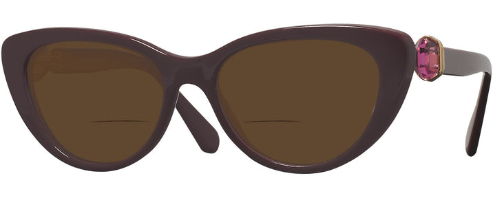  Burgundy Swarovski 2005 Bifocal Reading Sunglasses View #1
