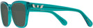 Square Crystal Green Swarovski 2008 Progressive No-Line Reading Sunglasses View #3