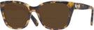 Square Havana Clear Swarovski 2008 Bifocal Reading Sunglasses View #1