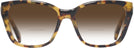 Square Havana Clear Swarovski 2008 w/ Gradient Bifocal Reading Sunglasses View #2