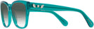 Square Crystal Green Swarovski 2008 w/ Gradient Bifocal Reading Sunglasses View #3