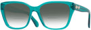 Square Crystal Green Swarovski 2008 w/ Gradient Bifocal Reading Sunglasses View #1