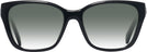 Square Black Swarovski 2008 w/ Gradient Progressive No-Line Reading Sunglasses View #2