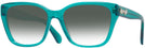 Square Crystal Green Swarovski 2008 w/ Gradient Progressive No-Line Reading Sunglasses View #1