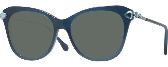 Butterfly Blue Transparent Swarovski 2012 Progressive Reading Sunglasses View #1