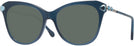 Butterfly Blue Transparent Swarovski 2012 Progressive Reading Sunglasses View #1