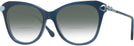 Butterfly Blue Transparent Swarovski 2012 Bifocal Reading Sunglasses View #1