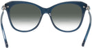 Butterfly Blue Transparent Swarovski 2012 w/ Gradient Bifocal Reading Sunglasses View #4
