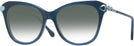 Butterfly Blue Transparent Swarovski 2012 w/ Gradient Progressive No-Line Reading Sunglasses View #1