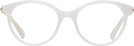 Round Opal White Swarovski 2019 Single Vision Full Frame View #2