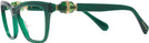 Square Transparent Green Swarovski 2021 Bifocal View #3