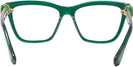 Square Transparent Green Swarovski 2021 Progressive No-Lines View #4