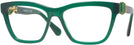 Square Transparent Green Swarovski 2021 Computer Style Progressive View #1