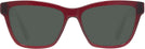 Square Transparent Burgundy Swarovski 2021 Progressive No-Line Reading Sunglasses View #2