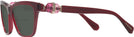 Square Transparent Burgundy Swarovski 2021 Bifocal Reading Sunglasses View #3