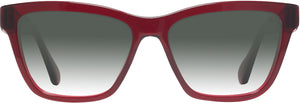 Swarovski 2021 Progressive No-Line Reading Sunglasses. Color: Transparent Burgundy