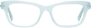 Rectangle Opal Light Blue Swarovski 2022 Single Vision Full Frame View #2